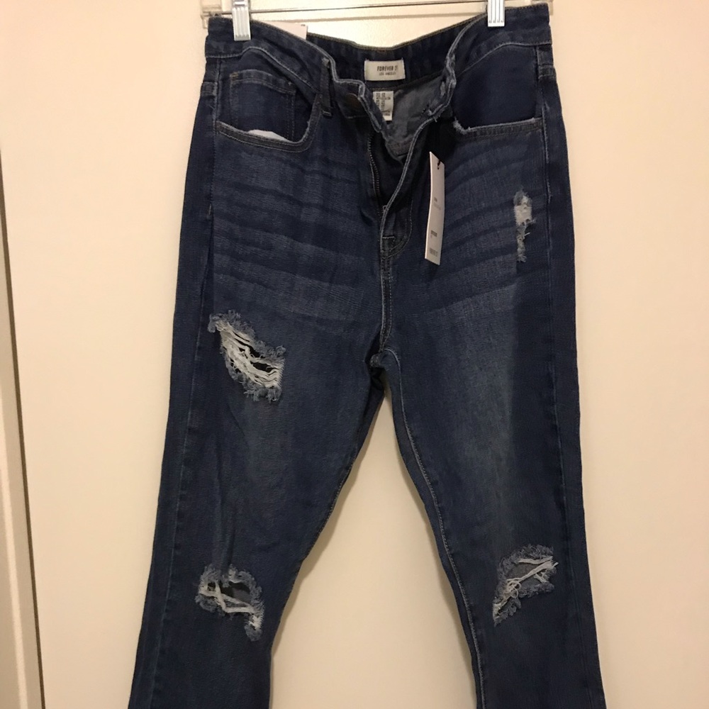 Forever 21 Denim Boyfriend Jeans